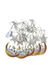 Resim ZERO LAND STOROZAL A++ Tasarruflu Ramazan Süs Işığı Pencere Perde (62017) Balkon Uyumlu 