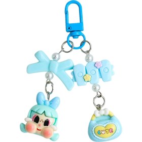 Resim Kadınlar Için Çantalar Için Çanta Charm'ı Mavi (Yurt Dışından) 