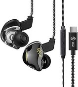 Resim Yinyoo CCZ Coffee Bean USB C tipi kulaklık, kablolu, 1DD dinamik kulaklık, HiFi, derin bas, kulak içi kulaklık, USB-C kulaklık, iPhone 15 Pro/Galaxy Z Fold/Z Flip Serisi ile uyumlu 