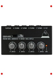 Resim ozbience Ultra Kompakt 4 Kanallı Çok Fonksiyonlu Mikser, Profesyonel Ses Çözümü 