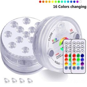 Resim Ximistore9 2 Adet 7cm Su Geçirmez Led Deniz Suyu Lambası - 13 Işık Şeridi, Sinyalizasyon Kumanda, Sünger Ve Mıknatıs Özellikli Beyaz 