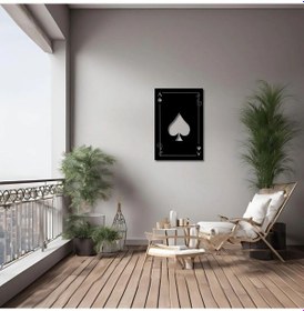 Resim Özel Tasarım Metal Tablolar As Ace Metal Duvar Tablosu Casino 