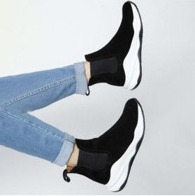 Resim 1952 Concept Siyah Süet Chelsea Eva Taban Bot 