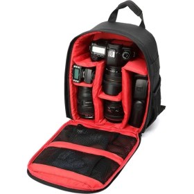 Resim ZSZH Gopro Için Taşınabilir Spor Kamera Çantası - Kırmızı(Yurt Dışından) 