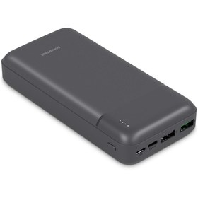 Resim Polosmart PSM128 Micro USB Type-C Girişli 20.000 mAh Taşınabilir Şarj Cihazı Powerbank Gri 
