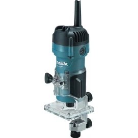 Resim Makita M3702B Formika Traşlama Elektrikli Freze 530 W 6 mm Uç Tutucu ile Yüksek Performans 