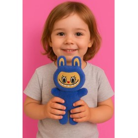Resim Labubu Peluş Bebek Dekoratif Yastık, Uyku Arkadaşı Labubu Oyuncak 