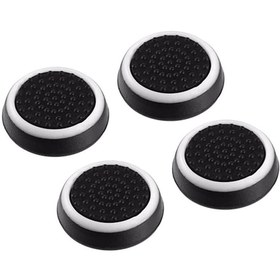 Resim Cafele PS4 - PS5 - Xbox One X/S - Series X - Series S Analog Koruyucu Silikon Pad Beyaz Noktalı 