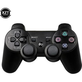 Resim Siyah-gamepad Kablosuz Bluetooth Uyumlu Joystick Konsolu İçin Sony Ps3 Denetleyicisi İçin Playstation 3 Oyun Pedi Joypad Oyun Aksesuarları 