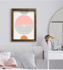 Resim Bk Gift Yatak Odası Konseptli Doğal Masif Ahşap Çerçeveli Tablo-5 (551112964) 