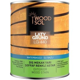 Resim Woodsol Latygrund Dış Mekan Yarı Şeffaf Renkli Ahşap Astarı 2.5 L 