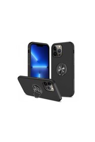 Resim artlab Art İphone 13 Pro Max Kılıf Elit Yüzüklü Kapak - Siyah Lab 