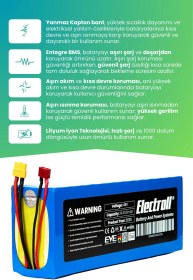 Resim ONVO OV-110 Batarya (Ultra Yüksek Kapasite) Batarya 48v 14ah Pil Elektrikli Scooter Bataryası 