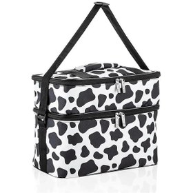 Resim Ns Reliable Kamp Piknik Termal Soğutucu Yalıtımlı Buzluk Termos Çanta - 960 Dalmaçya Desenli Çok Renkli 