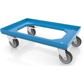 Resim DERA Açık Model Plastik Kasa Taşıma Arabası 