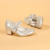 Resim Kiko 752 Günlük Kız Çocuk Topuklu Ayakkabı 4 CM Gümüş 