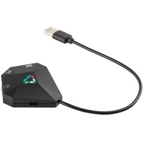 Resim Suntek Nintendo Switch PS4/PS3 İçin USB Klavye ve Fare Dönüştürücü Siyah 