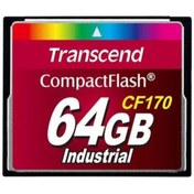 Resim transcend TS64GCF170 64 GB CF170 300X Industrıal 95/60MB/S Compactflash Hafıza Kartı 