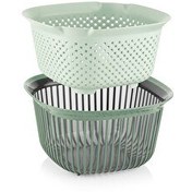 Resim Qlüx İdeas Liny Süzgeçli Kase Yeşil 25 CM 4000 ML 