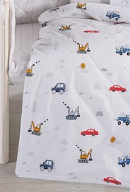 Resim Kanz Ranforce Bebek Uyku Seti - Digger Cars 
