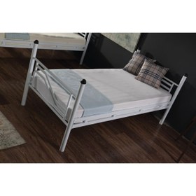 Resim RANZACI Metal Karyola Gri 