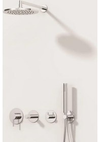 Resim VitrA Origin Ankastre Duş Seti, Krom, 8 Parça 