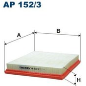 Resim Fıltron Ap152/3 Hava Fıltresı Insıgnıa A 1.6 / 1.8 A16xer B16xer A18xer B18xer 09 17 