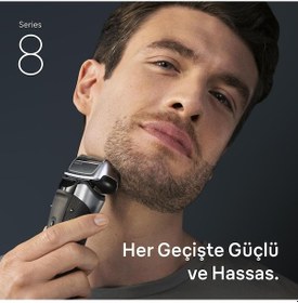 Resim Braun Series 8 Elektrikli Tıraş Makinesi, Islak Ve Kuru, Şarj Sta 