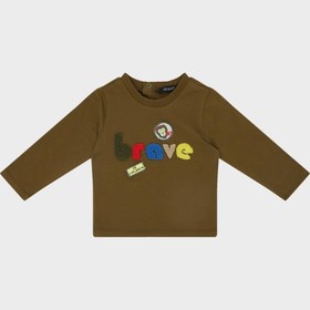 Resim GB Baby Erkek Bebek Haki T-shirt 22fw0bg1534 