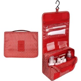 Resim Seyahat Yıkama Çantası Çok İşlevli Su Geçirmez Kozmetik Saklama Çantası Lacivert 