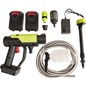 Resim Oto Yıkama Tabançası 300W Basınçlı Şarjlı Yedek Bataryalı 