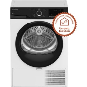 Resim Grundig Gdh 9664 A+ 9 Kilo Çamaşır Kurutma Makinesi 