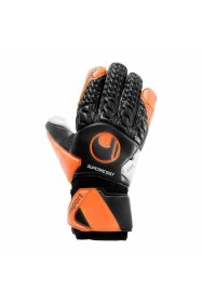 Resim Uhlsport Super Resist 101115801 Siyah-Turuncu Kaleci Eldiveni 