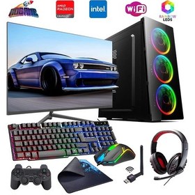 Resim Collect RKT980349 i5-3470 16 GB 1 TB SSD 4 GB RX550 24" Free Dos Masaüstü Oyuncu Bilgisayarı 