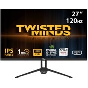 Resim Twisted Minds 27" TM27FHD120IPS FHD 120HZ 1MS HDMI DP IPS ÇERÇEVESİZ GAMING MONİTÖR 
