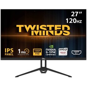 Resim Twisted Minds 27" TM27FHD120IPS FHD 120HZ 1MS HDMI DP IPS ÇERÇEVESİZ GAMING MONİTÖR 
