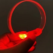 Resim 3 Modlu Pilli LED Işıklı Esnek Parti Bilekliği Kırmızı 