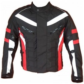 Resim LBC Efe Kışlık Motosiklet Montu (Kırmızı-Siyah) 