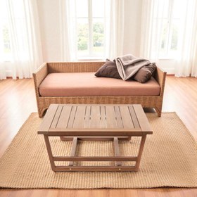 Resim ReHome Nova K OS İroko Bahçe Balkon Masası 
