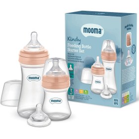 Resim Mooma Biberon Başlangıç Seti - Pembe - Gül Kurusu / Standart 