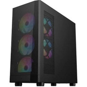 Resim 1st Player Fd5-M Siyah 600W 80+ Argb 4X12CM Fan Temperli Cam Mesh USB 3.0 M-Atx Kasa 