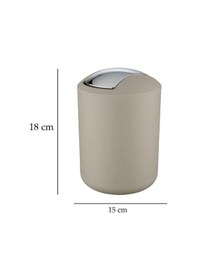 Resim 2'li Çöp Kovası Bej Brasil Model 18 X 15 - 31 X 19,5 