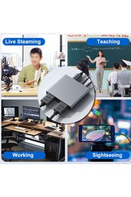 Resim ULT-unite CC10 HDMI USB Video Capture Card 4K (Görüntü ve Kulaklık Çıkışlı, Mikrofon Girişli) 