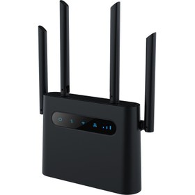 Resim MK1200 Modem Router 300 Mbps Güvenlik Duvarı Wifi ile Topluluk Ev Abd Adaptörü 