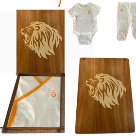 Resim Galatasaray Lisanslı Bebek Hastane Çıkış Seti Kutulu 