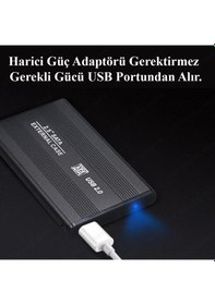 Resim 2.5 Sata Usb 2.0 Alüminyum Harici Notebook Hdd Kutusu 