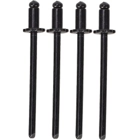 Resim 4 Adet Alüminyum Perçin Amc Vın Kapı Etiket Siyah Huiliang 