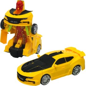 Resim Can Oyuncak Robota Dönüşen Transformers Pilli Araba 