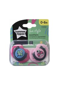 Resim Tommee Tippee Fun Emzik 2li 0-6 Ay Pembe-5504 Pembe 