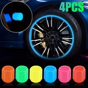 Resim 4 Adet Neon Gece Parlayan Lastik Valfi Kapakları - Arabalar, Motosikletler ve Bisikletler İçin Uygun - 4 Canlı Renk (Mavi, Turuncu, Sarı, Pembe) - Dayanıklı Plastik Valf Tıpaları - Şık Jant Aksesuarları, Gece Güvenliği, Parlak Yüzey, Kaliteli Yapım, Uzun Ömürlü Malzeme, Araç Tutkunlarına Özel 